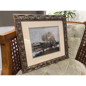 Ville d' Avray by Jean-Baptist-Camille Corot Custom Framed Reprint